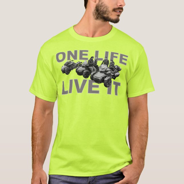 Camiseta US Spyder Ryders - Uma Vida Viva (Frente)