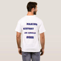 USA 2026: LA "Making History" Double-Sided Fan Tee