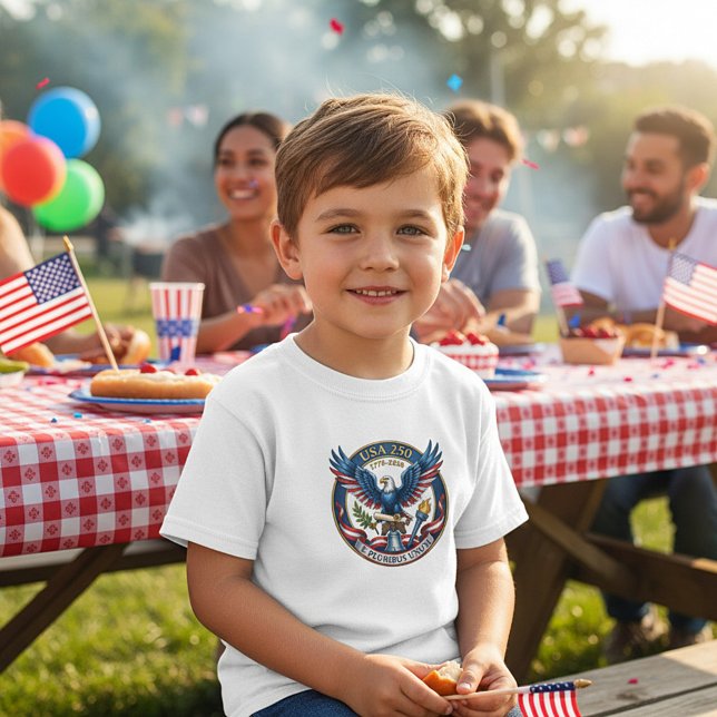 Camiseta USA 250 Eagle (Criador carregado)