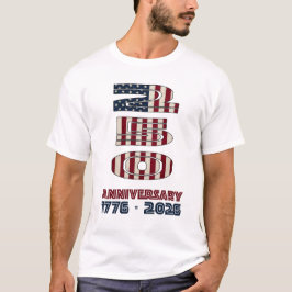 Camiseta USA 250th Anniversary 1776-2026 Semiquincentennial