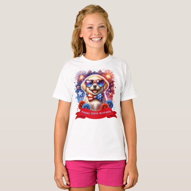 Camiseta USA 250th Birthday (Frente Completa)