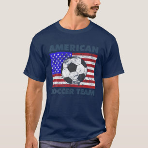 Camiseta USA American Soccer Team Flag 2022 Supporter