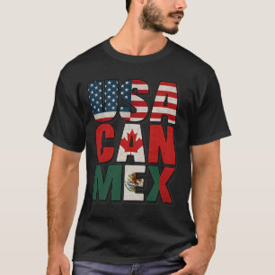 Camiseta Usa Can Mex Bandeira Futebol América do Norte Torc