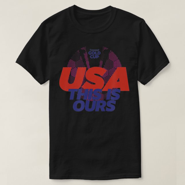 Camiseta USA Concacaf Dourada Cup 2021 (Frente do Design)