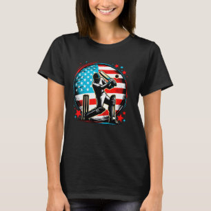 Camiseta USA Cricket Jersey USA Cricket Team Lover Support