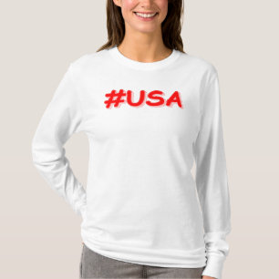 Camiseta "#USA" Design. Comprar Agora