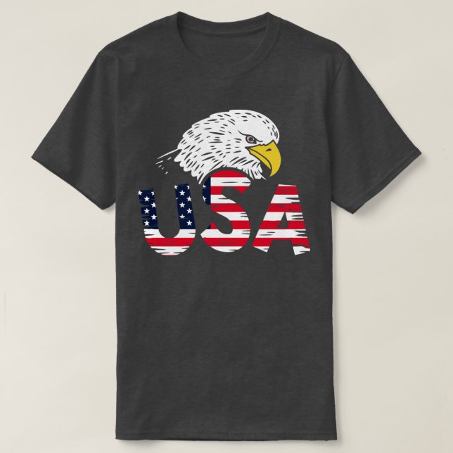 Camiseta USA Eagle (Frente do Design)