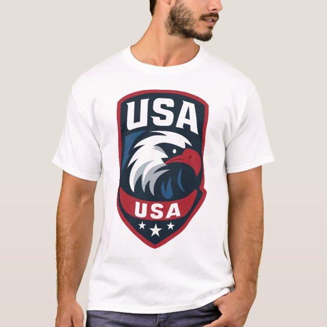 Camiseta USA Eagle Sports Crest (Frente)