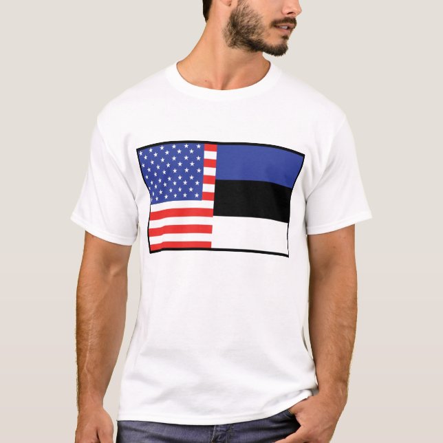 Camiseta USA/Estonia (Frente)