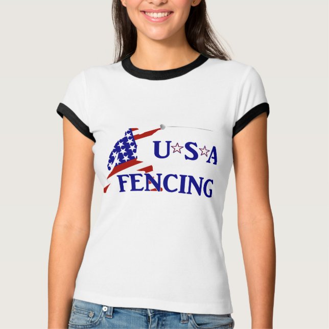 Camiseta USA Fencing (Frente)