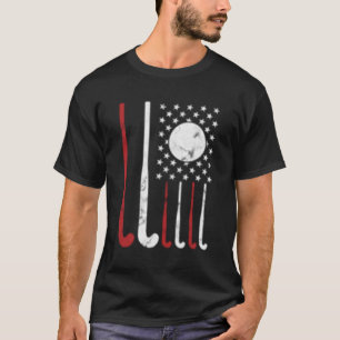 Camiseta Usa Field Hockey American Flag Fockey