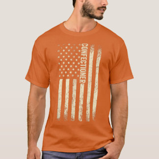Camiseta USA Flag Baking - Proud American Confectioner 