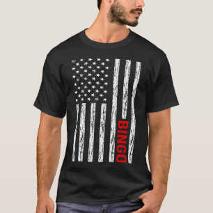 Camiseta USA Flag Bingo