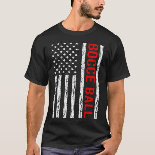 Camiseta USA Flag Bocce Bocci Boccie