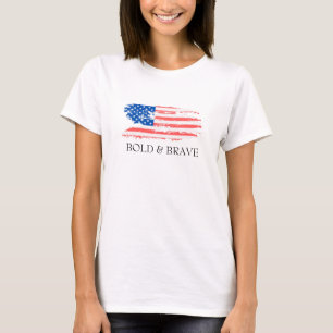 CAMISETA USA FLAG BOLD & BRAVE SHIRT