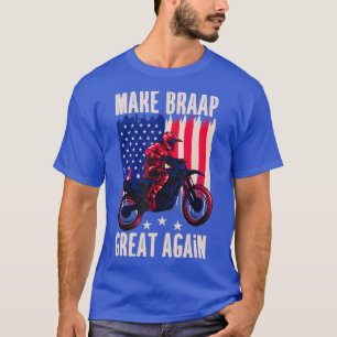 Camiseta USA Flag Dirt Bike Motocross Gift For Enduro