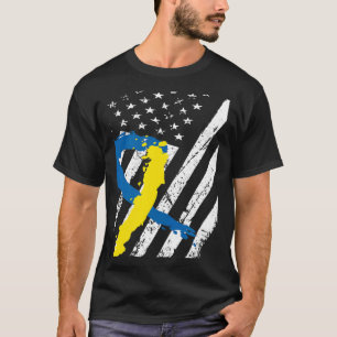 Camiseta USA Flag Down Syndrome Awareness Dad Mom Down Synd