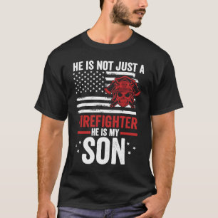 Camiseta USA Flag Fireman Ele Não É Apenas Um Bombeiro Ele 