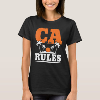 Camiseta USA Flag State America Travel Californian Californ