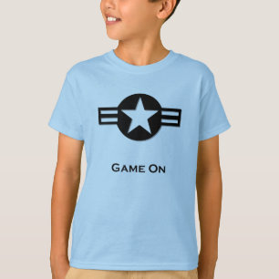 Camiseta USA Game On Black