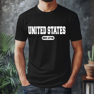 Camiseta USA Independence T-Shirt - Estados Unidos EST. 177