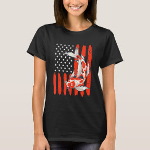 Camiseta Usa Koi Carp Koi Pond Fish Pond 1