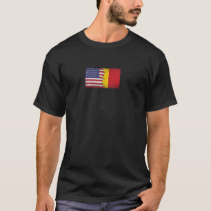 Camiseta USA Mali Flags - Estados Unidos da América Mali,