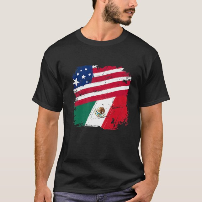 CAMISETA USA MEXICO (Frente)