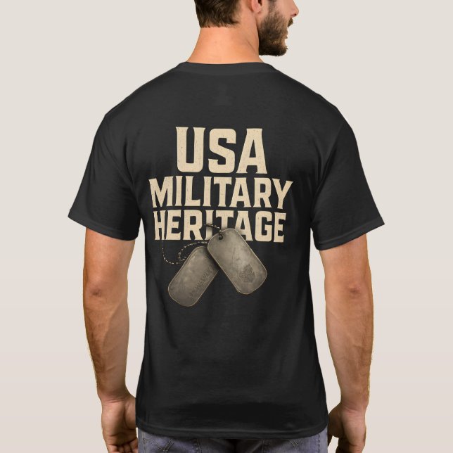 Camiseta USA Military Heritage (Verso)