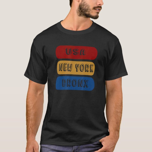 Camiseta USA New York Bronx (Frente)
