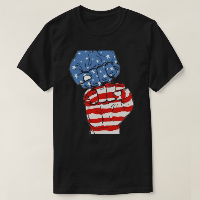 Camiseta USA Põe T-Shirt (Frente do Design)