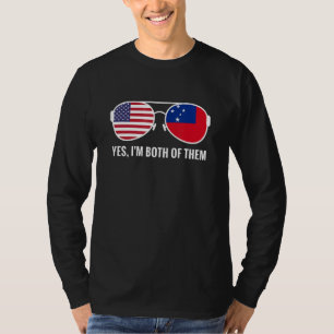 Camiseta Usa Samoa Flag Sunvidros Samoan Americanos