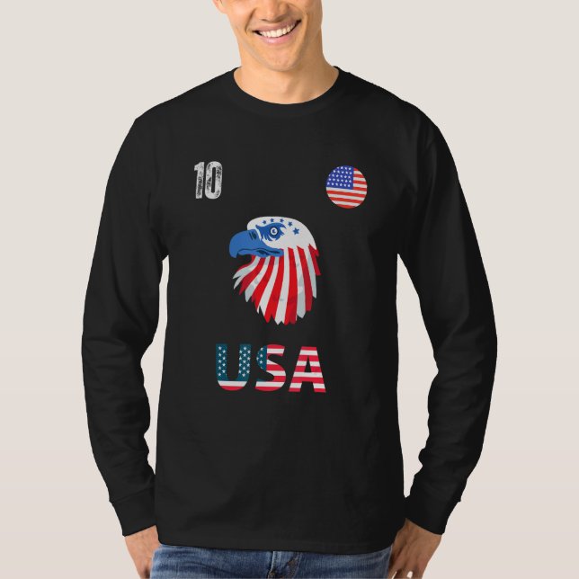 Camiseta USA Soccer American Football US Soccer Eagle (Frente)