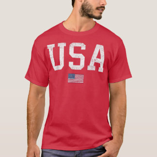 Camiseta USA T Women Men Kids Patrimônio Americano Bandeira