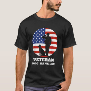 Camiseta USA Veteran Dog Handler K9 T Shirt