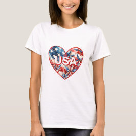 Camiseta USA Womens T-Shirt