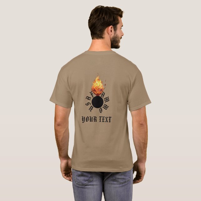 Camiseta USAF AMMO PISSPOT Mug (Parte Traseira Completa)