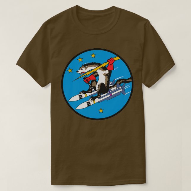 Camiseta USAF Wild Weasel Clean Style (Frente do Design)