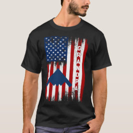 Camiseta Usafa Merch Pai da Força Aérea Filho Avô Papa