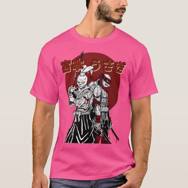 Camiseta Usagi Yojimbo Com Tartaruga Ninja (Frente)