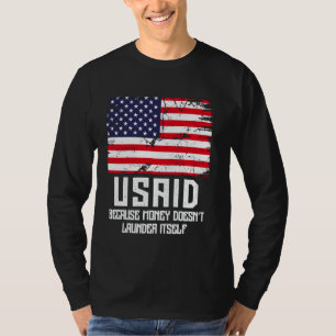Camiseta USAID Porque o Money Doesnu2019t se lança para