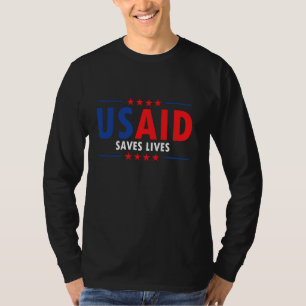 Camiseta USAID salva vidas Agência Americana de Desenvolvim
