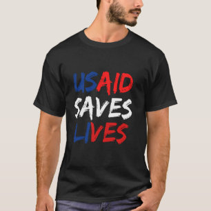Camiseta USAID Salva Vidas Agência dos EUA para o Desenvolv