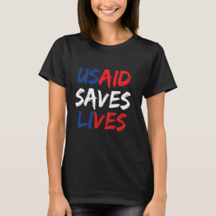 Camiseta USAID Salva Vidas Agência dos EUA para o Desenvolv