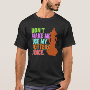 Camiseta Usar o Gráfico Cerâmico do Meu Artista de Voz de P