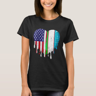 Camiseta Usbequistão Patriot Grown Country Melting