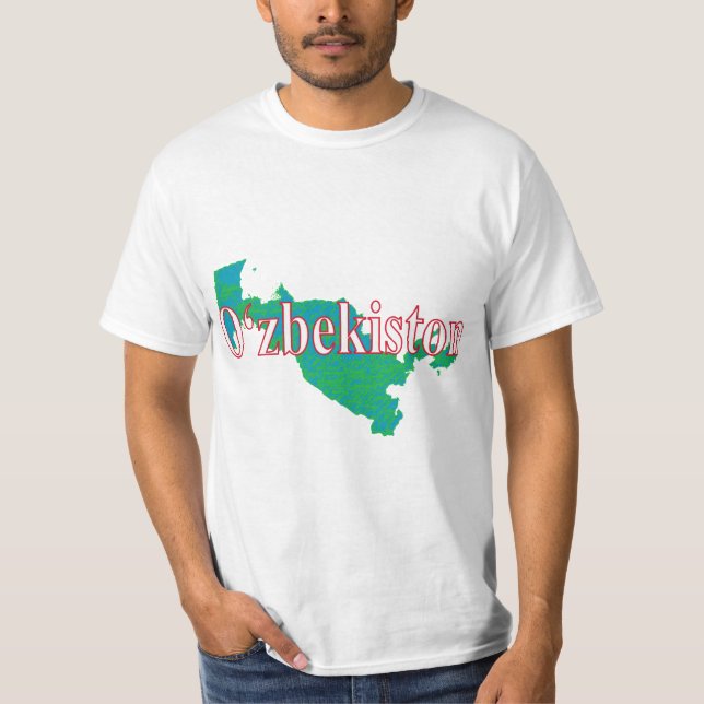 Camiseta Usbequistão T-Shirt (Frente)