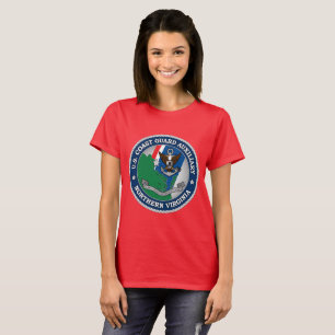 Camiseta USCG Virgínia norte auxiliar