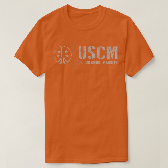 Camiseta USCM US Marines Coloniais (Frente do Design)