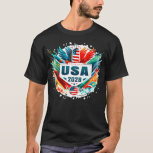 Camiseta Use 2028 Vá Estados Unidos Esporte EUA 2028